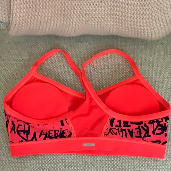 Aerie Sports Bra in Neon Orange sz M - Picture 2 of 3